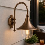 Cormac French Vintage Ribbed Glass Flower Wall Sconce