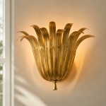 Reid Farmhouse Outdoor Brass Lantern Patio Wall Light