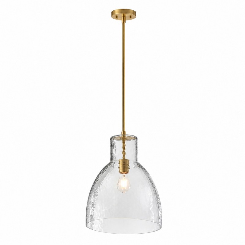 Keen Farmhouse Glass Dome Pendant Light