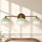 Zephyrine Decorative Antique Brass Flower Milky White Glass Wall Sconce