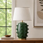 Catalina Modern Wavy Glass Petal Fazzo Table Lamp
