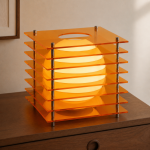 Paloma Small Ceramic USB LED Art Deco Table Lamp