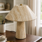 Paloma Small Ceramic USB LED Art Deco Table Lamp