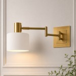 Fenwick Vintage Pleated Pattern Fabric Shade Wall Sconce