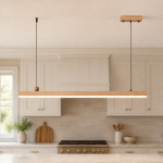 Lenora Vintage Ceramic Brass Cone Pendant Light