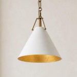 Zadie Vintage Metal Cone Pendant Light