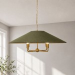 Isaac Retro Shell Dome All-Copper Pendent Light