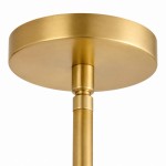 Caleb Modern Trapezoid Ribbed Glass Pendant Light