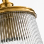 Margot Farmhouse Ribbed Glass 1/2/3 Lights Vanity Wall Sconce