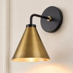 Ivanov Vintage Antique Brass Glass Wall Light