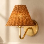 Oliver Vintage Glass Globe Flush Mount Wall Light