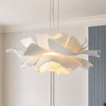 Aevia Vintage Transparent Striped Glass Pendant Light