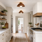 Allyson Farmhouse Rattan Flush Mount Ceiling Light