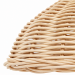 Allyson Farmhouse Rattan Flush Mount Ceiling Light
