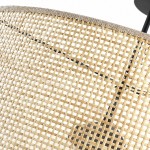 Zaylen Farmhouse Rattan Semi Flush Mount Ceiling Light