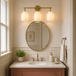 Drilon Modern 3-Light Milk Glass Bathroom Sconce