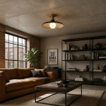 Dulcinea Farmhouse Metal Flush Mount Ceiling Light