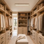 Samue Travertine Wood Linear LED Flush Mount Ceiling Light