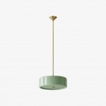 Xavier Modern Glossy Ceramic Drum Pendant Light