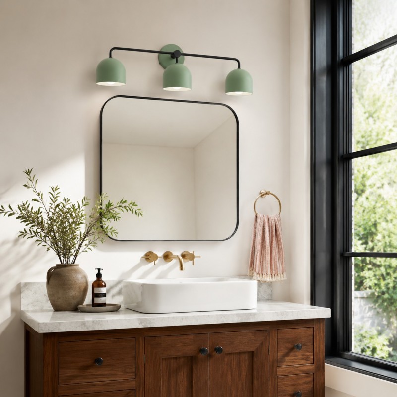 Astair Nordic Metal Multicolored Vanity Sconce