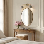 Astair Nordic Metal Multicolored Vanity Sconce