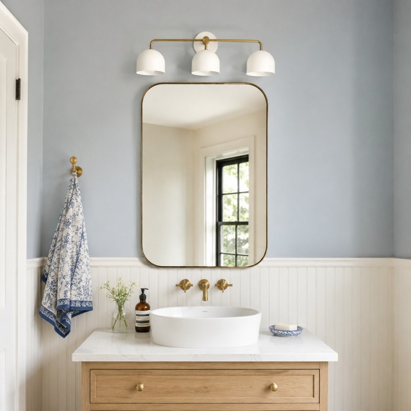 Astair Nordic Metal Multicolored Vanity Sconce