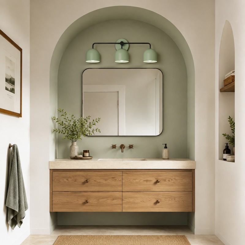 Astair Nordic Metal Multicolored Vanity Sconce