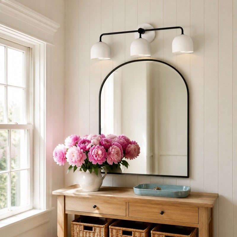 Astair Nordic Metal Multicolored Vanity Sconce