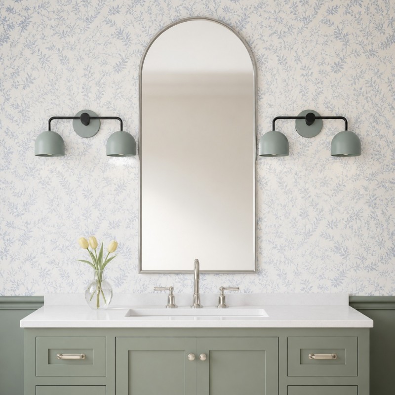 Astair Nordic Metal Multicolored Vanity Sconce