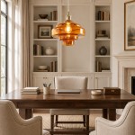 Yves Vintage Tiered Glass Pendant Light