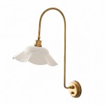Enzo Elegant Vintage Bloom Metal Wall Sconce