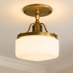 Samue Travertine Wood Linear LED Flush Mount Ceiling Light