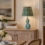 Cresenda Bohemian Fabric Ceramic Gourd Table Lamp