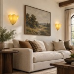 Kyrintha Mid-Century Skirt Shell Glass Fazzo Petalia Wall Sconce