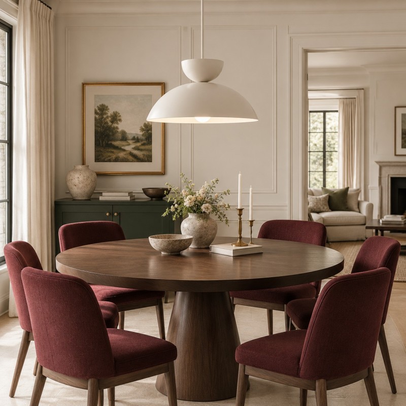 Glythorix Nordic Simple Metal Color H Type Pendant Light