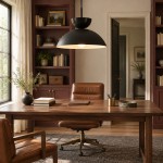 Glythorix Nordic Simple Metal Color H Type Pendant Light