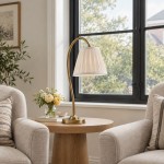 Bailey Vintage Linen Pleated Shade Table Lamp