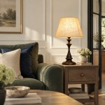 Issac Classic Linen Empire Iron Body Table Lamp