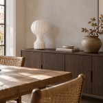 Tiago Wabi Sabi White Round Table Lamp