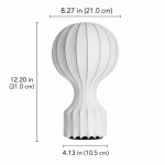 Tiago Wabi Sabi White Round Table Lamp