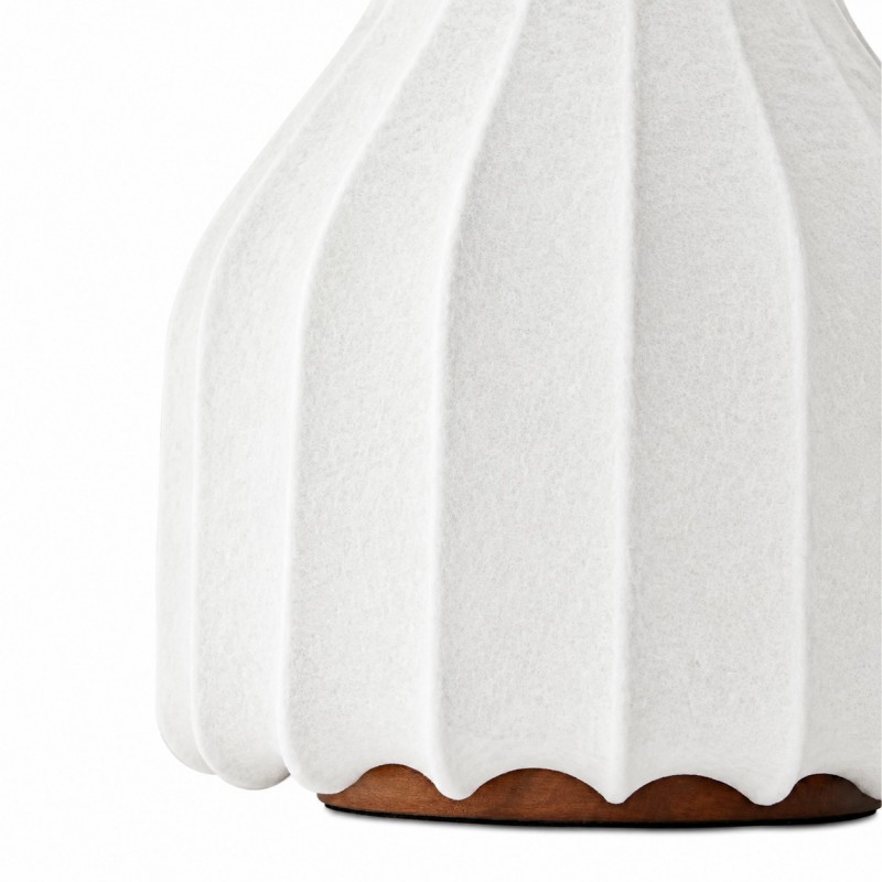 Tiago Wabi Sabi White Round Table Lamp