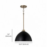 Ylarix ‎Minimalist Dome Metal Pendant Light