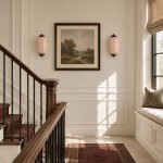Michael Vintage Eloise Milk Glass Flush Wall Light