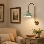 Enzo Elegant Vintage Bloom Metal Wall Sconce