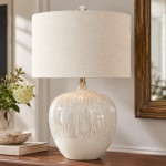 Keya Flower Dimmable Melted Wax Marble Glass Table Lamp