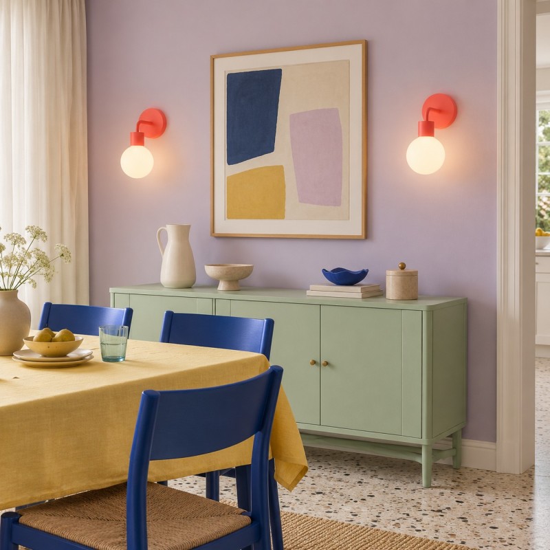 Tessa Modern Rechargeable Colorful Wall Light