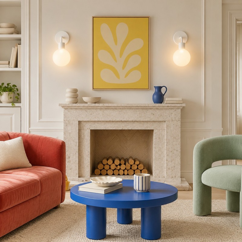 Tessa Modern Rechargeable Colorful Wall Light