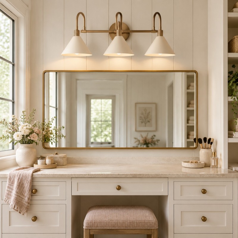 Chavis Rustic Metal Sand Cone Wall Light