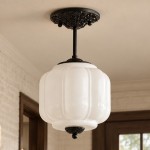 Toren Modern Linen Fabric Drum Flush Mount Ceiling Light