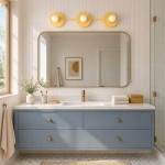 Marnie Nordic Colorful 3 Light Vanity Wall Light